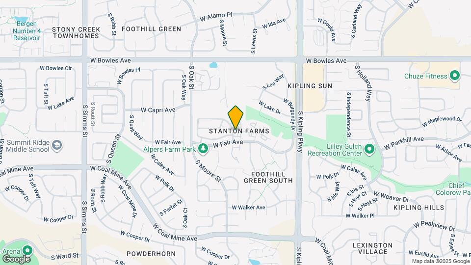 10587 W Maplewood Dr Map and Location Details