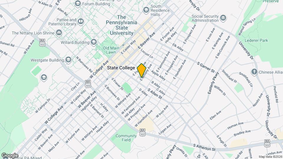 Marion Place Apartments and Nearby State College Apartments For Rent