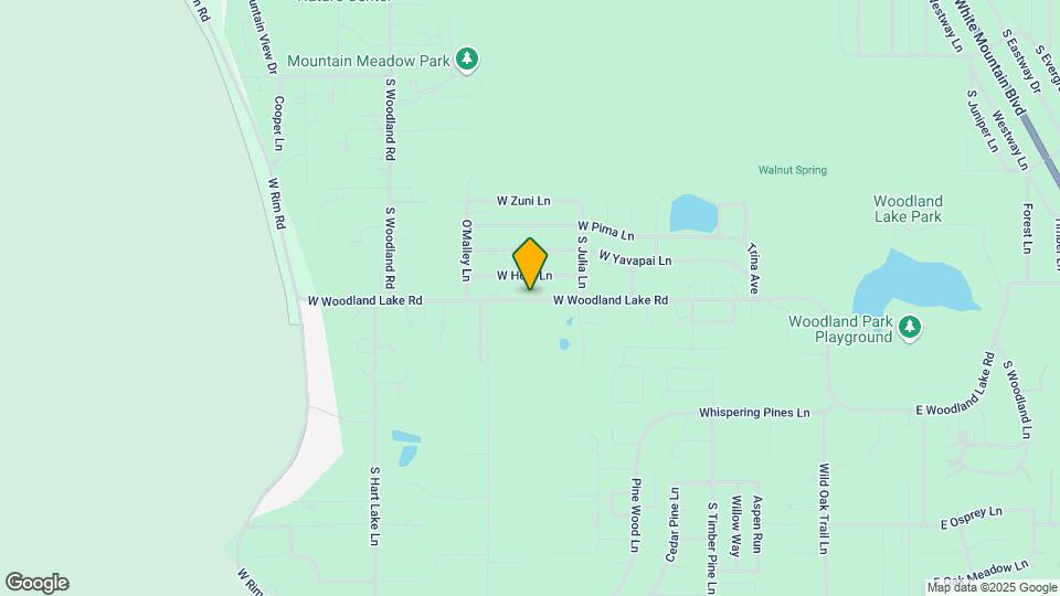 1110 W Woodland Lake Rd Map and Location Details