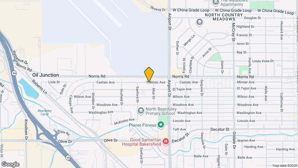 1007 Castaic Ave Map and Location Details