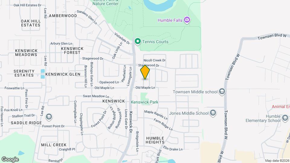 20418 Red Canyon Creek Ln Map and Location Details