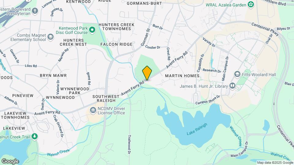 2809 Avent Ferry Rd Mapa y Detalles de la Ubicación