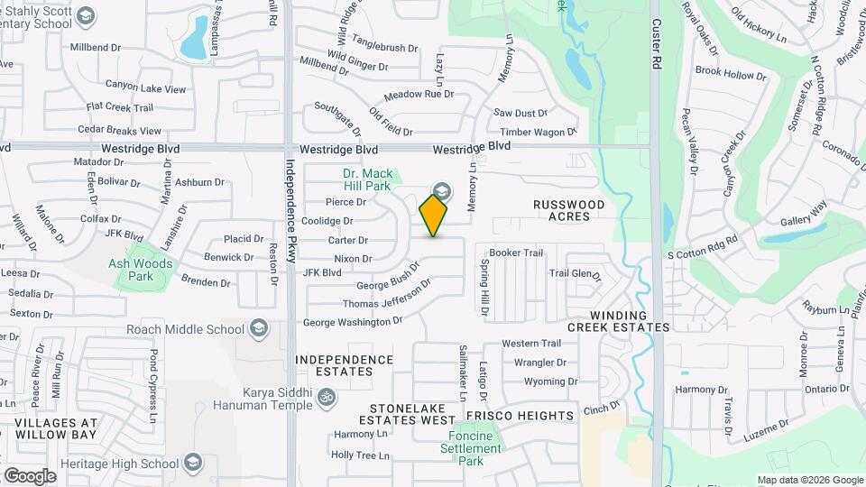 9605 Woodrow Wilson Dr Map and Location Details