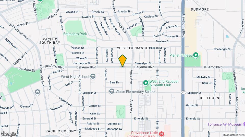 4712 Del Amo Blvd Map and Location Details