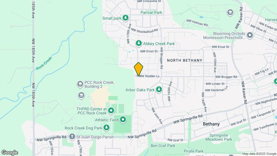 16984 NW Stalder Ln Map and Location Details