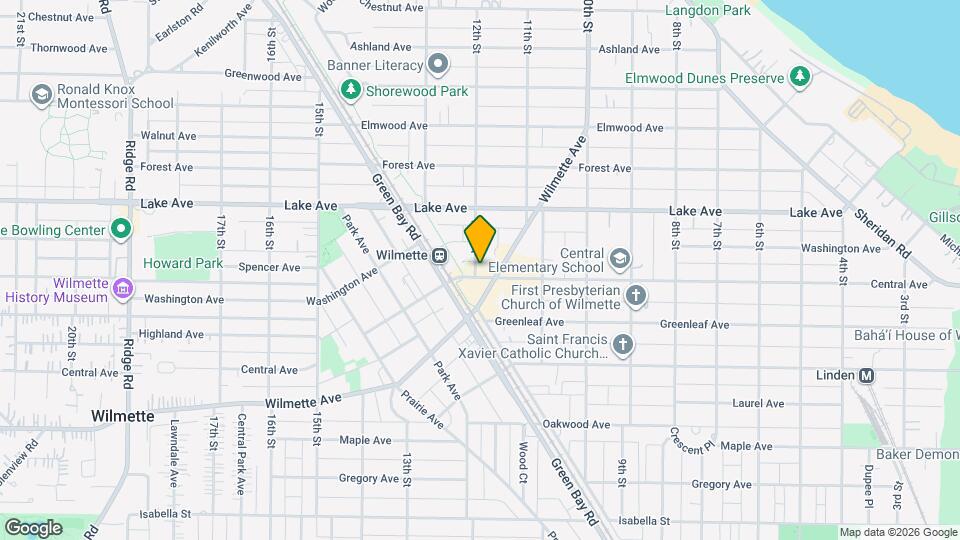 1152 Central Ave Map and Location Details