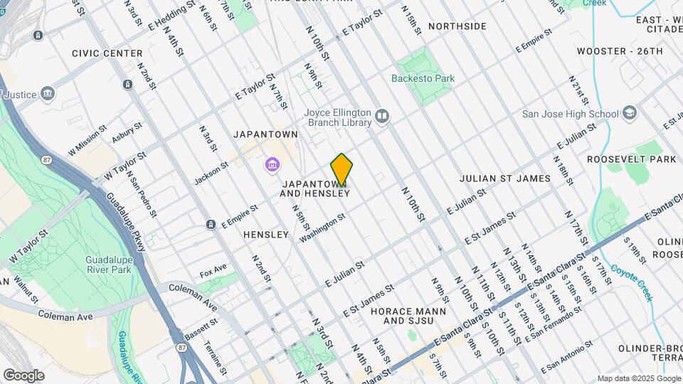 436 N 7th St Map and Location Details