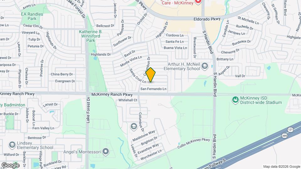 4423 Santa Cruz Ln Map and Location Details