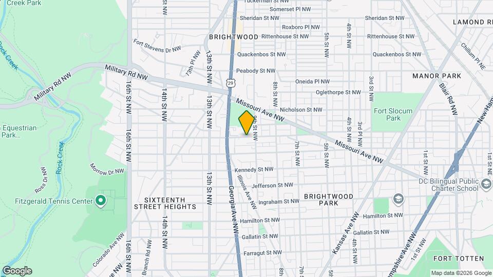 930 Madison St NW Map and Location Details