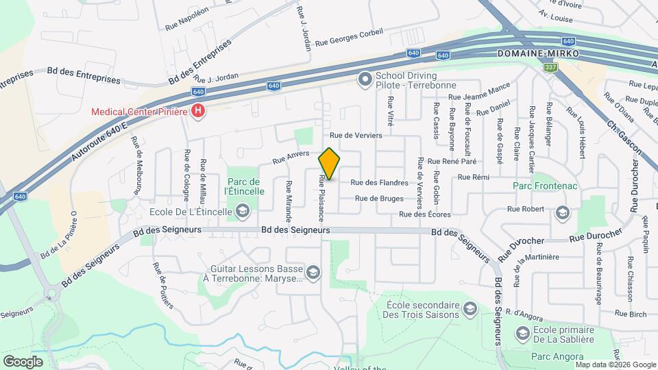 1825-1833 De Plaisance Rue Map and Location Details