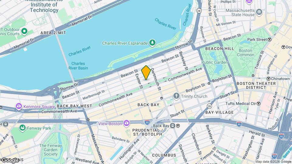 177 Commonwealth Ave Map and Location Details