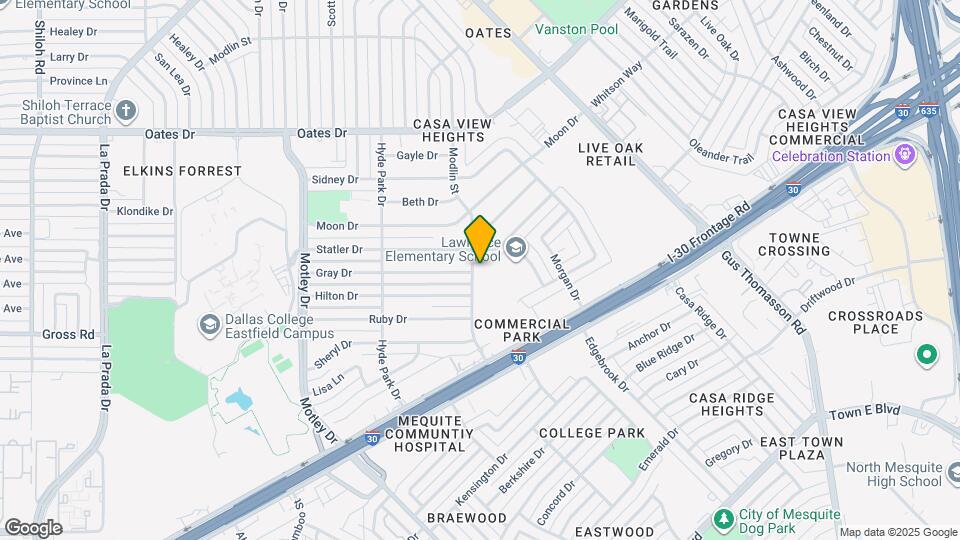 3820 Modlin St Map and Location Details