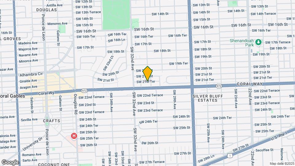 3122 SW 21st Ter Map and Location Details