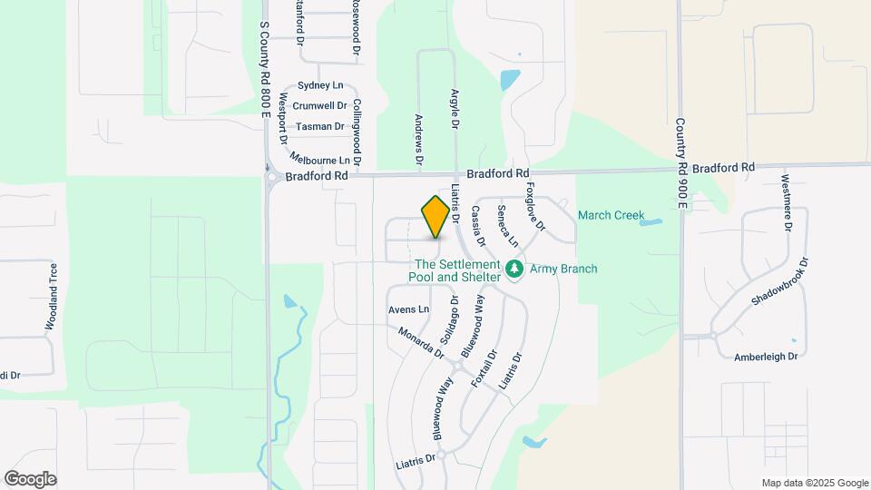 8427 Bluestem Ln Map and Location Details