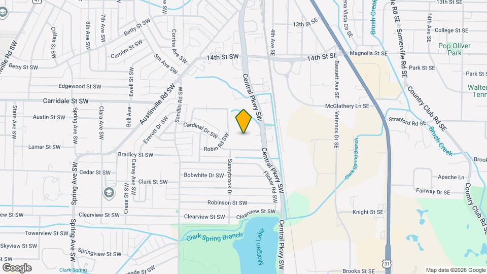 2115 Central Pkwy SW Map and Location Details