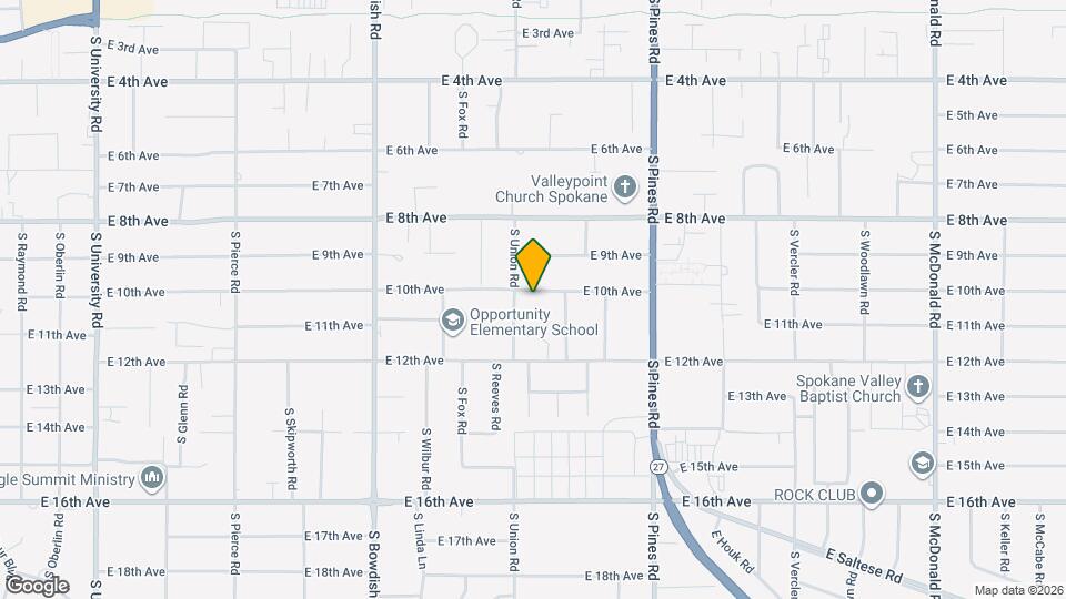 11910 E 10th Ave Map and Location Details