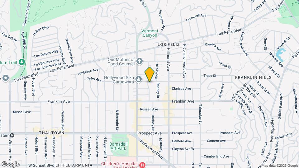 4574 Finley Ave Map and Location Details