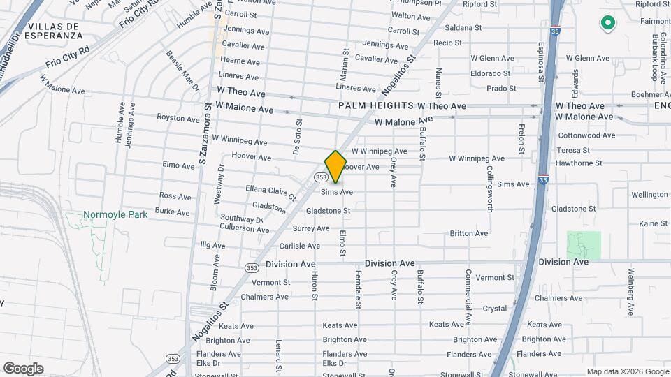 909 Sims Ave Map and Location Details