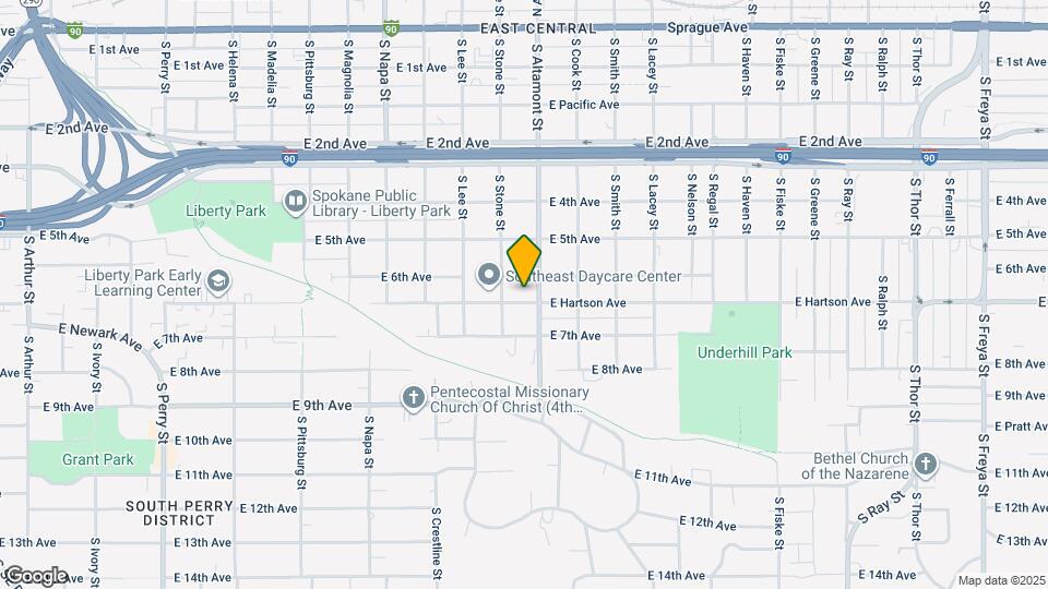 2317 E Hartson Ave Map and Location Details