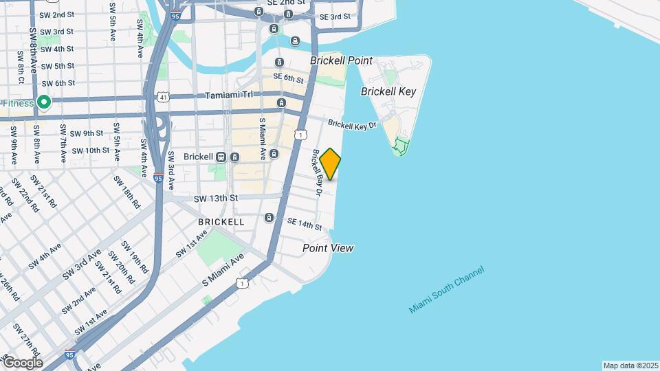 1155 Brickell Bay Dr, Unit 403 Map and Location Details