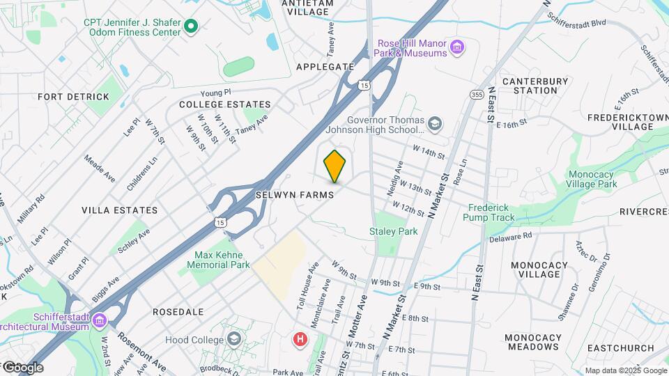 1111 Fairview Ave Map and Location Details