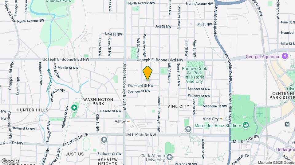 224 Andrew J Hairston Blvd NW Map and Location Details