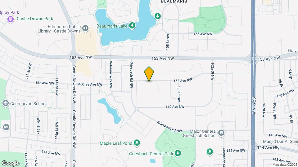 10741 152 Ave NW Map and Location Details