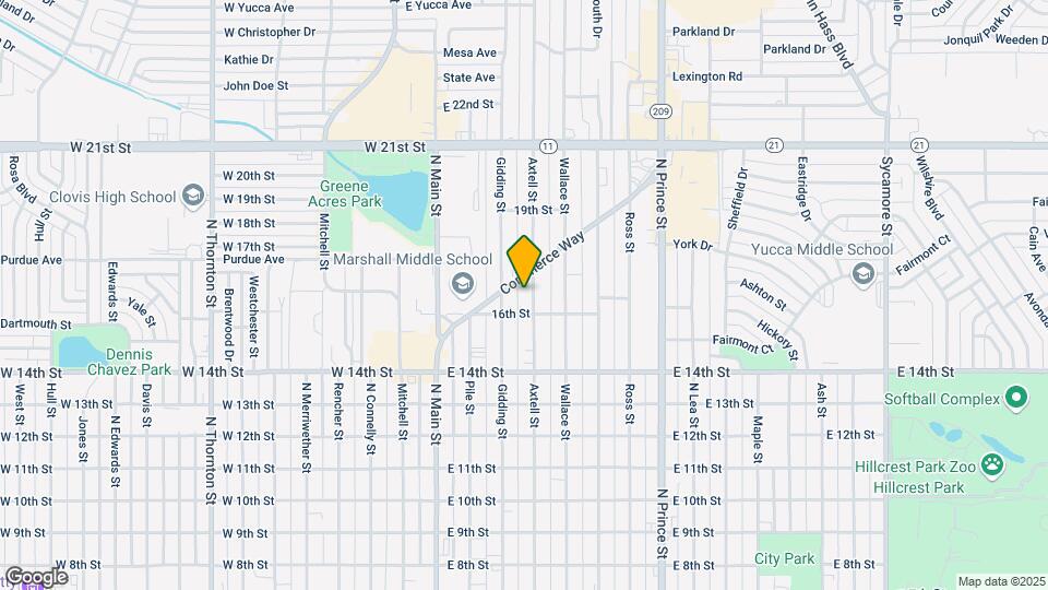 1612 Axtell St Map and Location Details