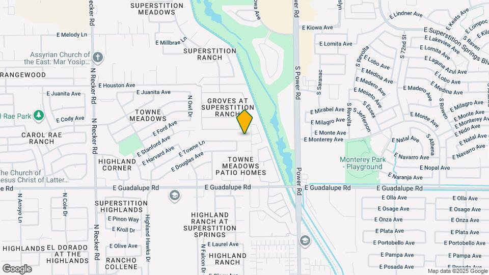 4606 E Towne Ln Map and Location Details