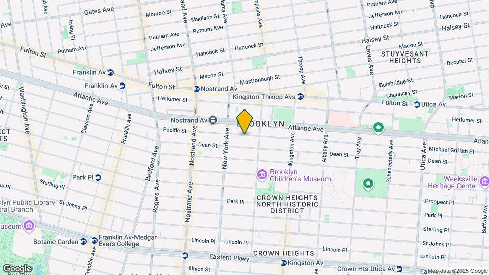 1354 Pacific St Map and Location Details