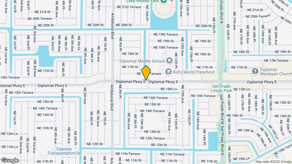 1014 Diplomat Pkwy E Map and Location Details