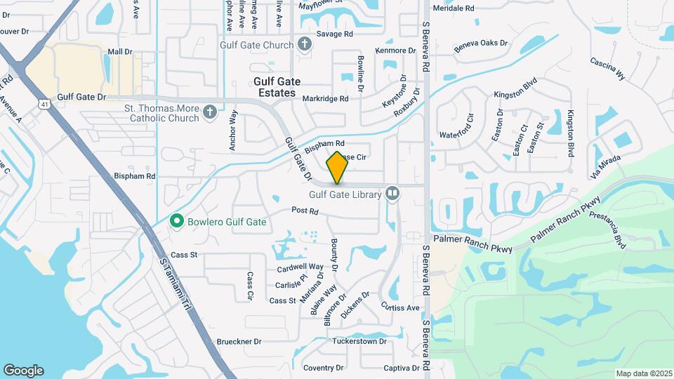 3070 Gulf Gate Dr Map and Location Details