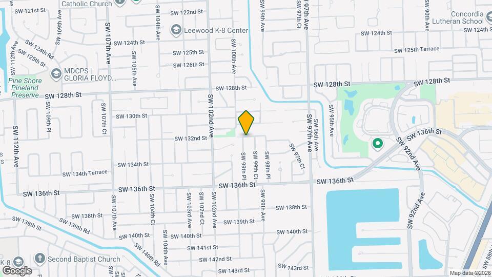 9970 SW 132nd St Map and Location Details