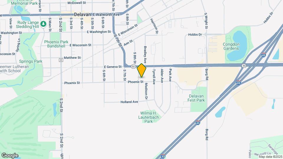 815 Phoenix St Map and Location Details