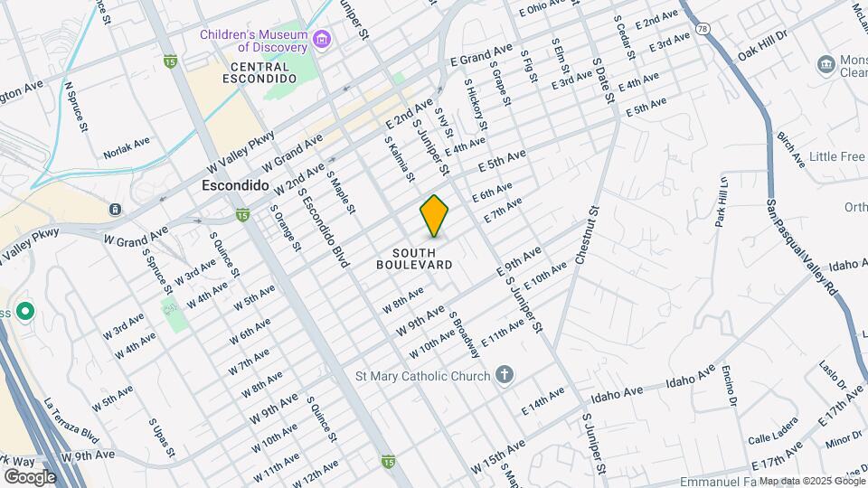132 - 136 East 7th Ave, Unit 136 - 1Bd/1Bth Map and Location Details