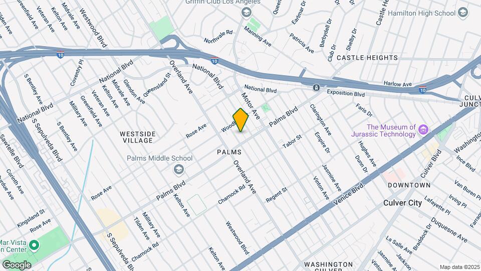 3438 Keystone Ave Map and Location Details