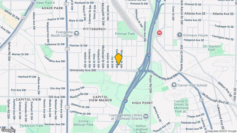 1180 Garibaldi St SW Map and Location Details