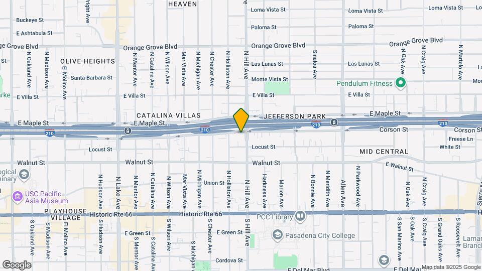 333 N Hill Ave Map and Location Details