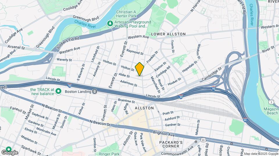 74 Aldie St, Unit 1 Map and Location Details