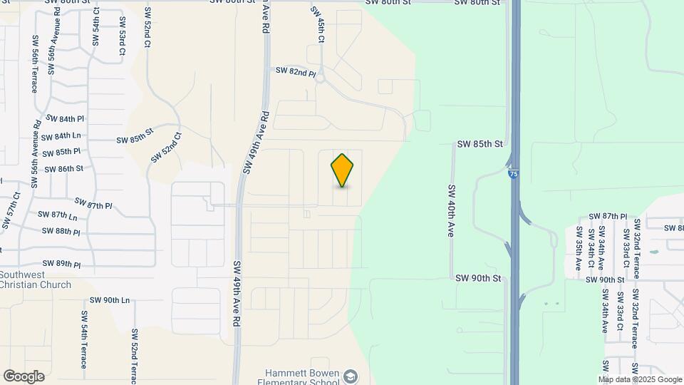 8704 SW 44th Ct Map and Location Details