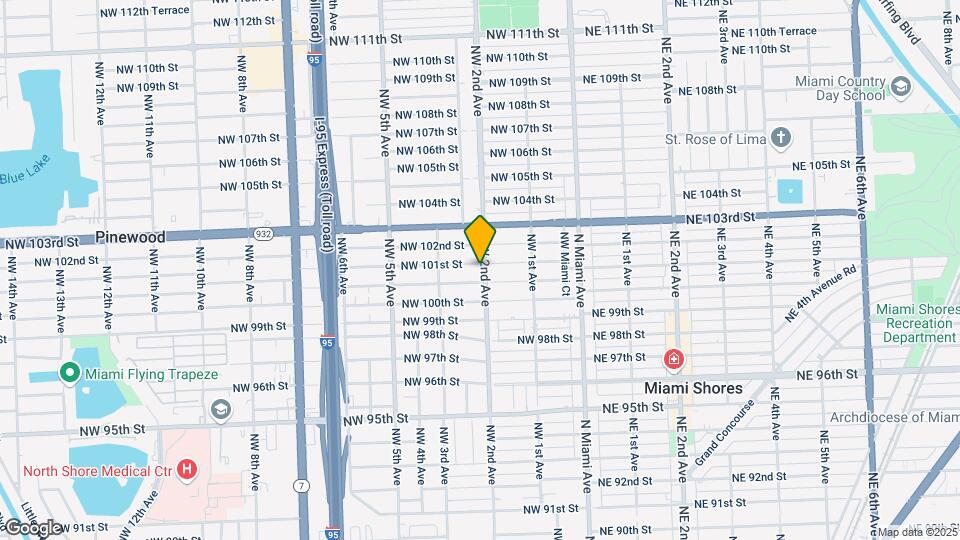 10070 NW 2nd Ave Map and Location Details