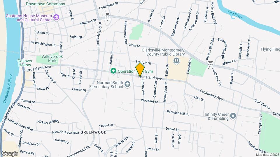 926 Crossland Ave-Unit -B Map and Location Details