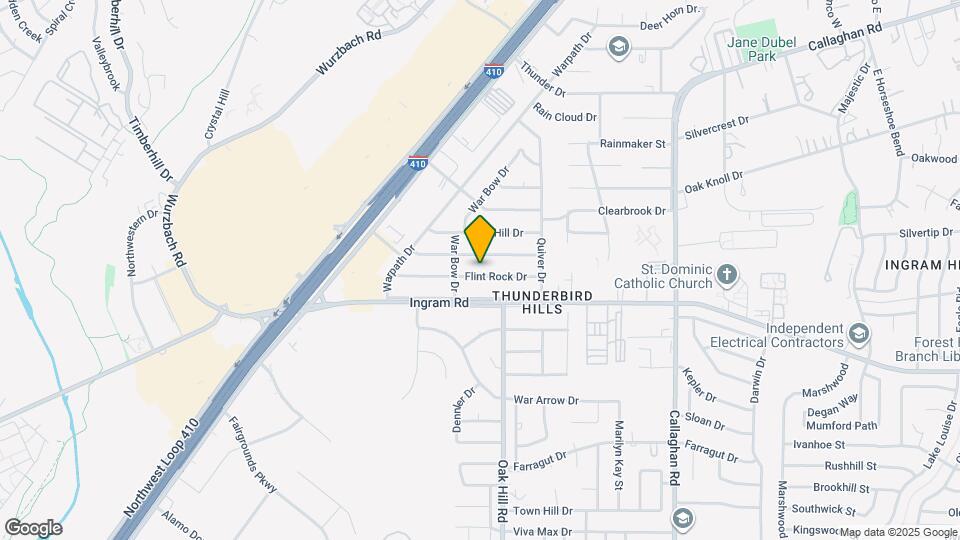 6323 Flint Rock Dr Map and Location Details