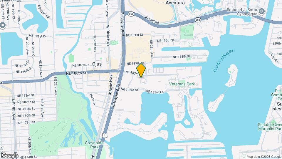 18421 NE 27th Ct Map and Location Details