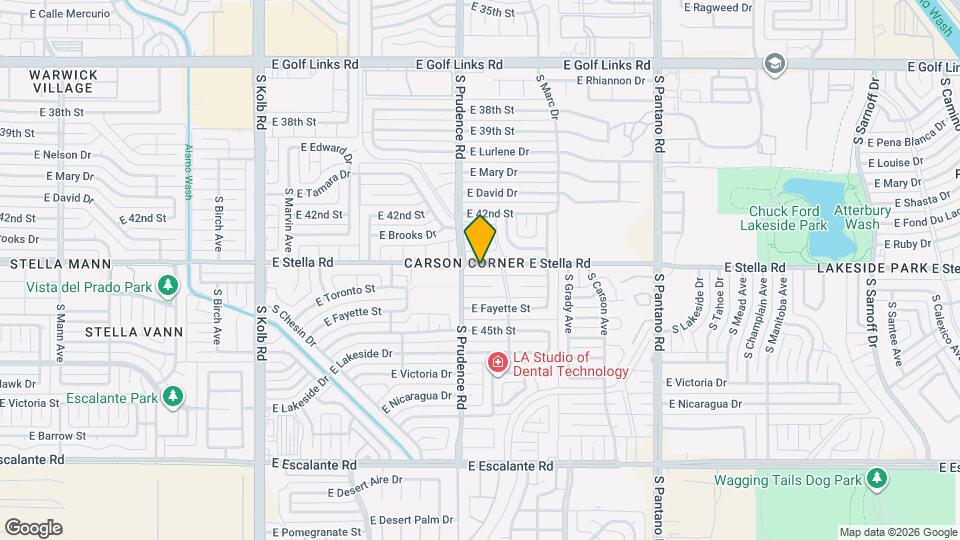 7520 E Stella Rd Mapa y Detalles de la Ubicación