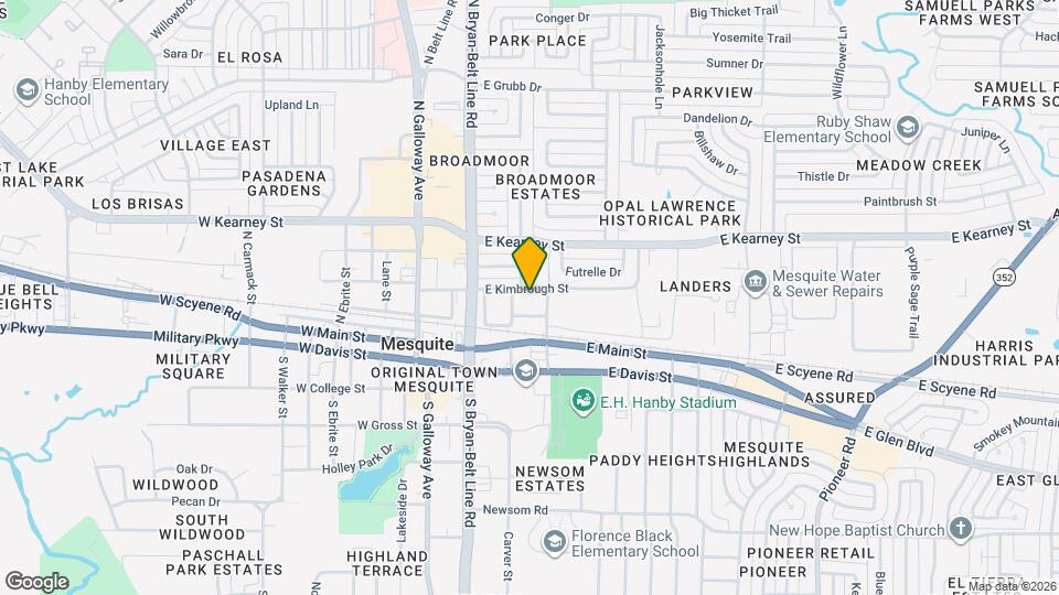 312 E Kimbrough St Map and Location Details