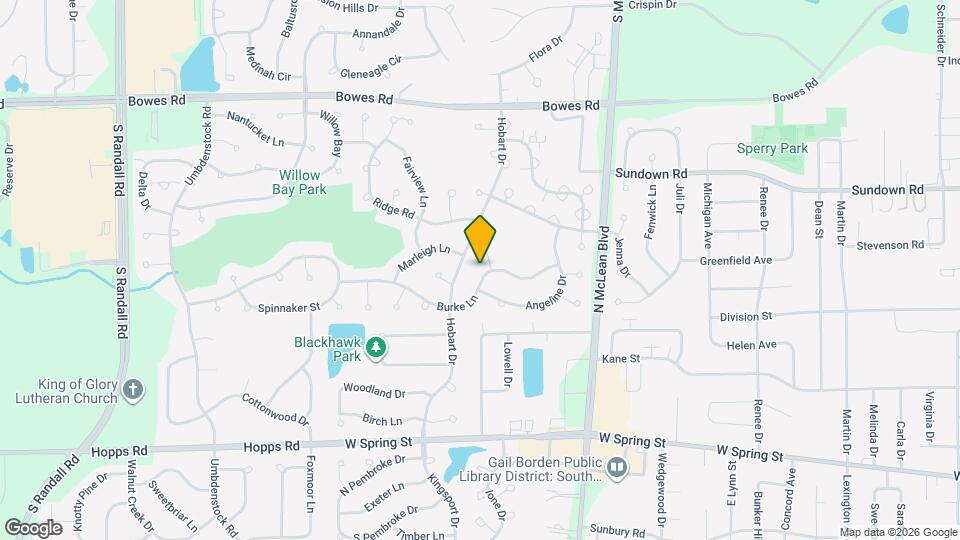 1340 Burke Ln Map and Location Details
