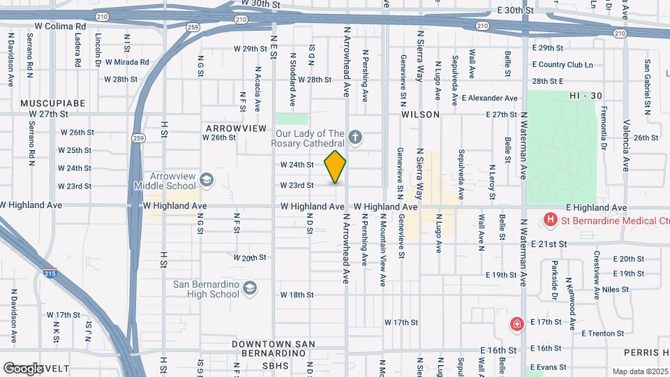 331 W 23rd St Map and Location Details