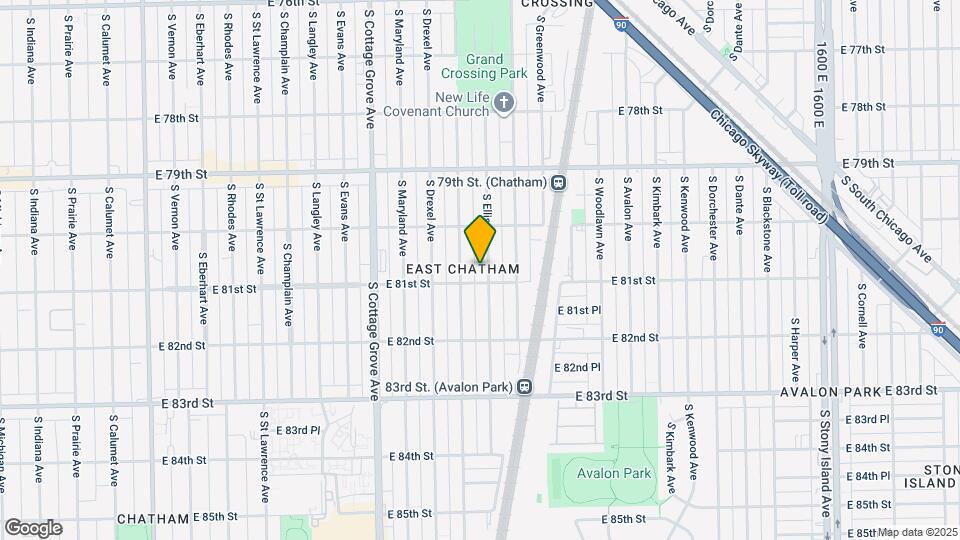 8046 S Ellis Ave Map and Location Details