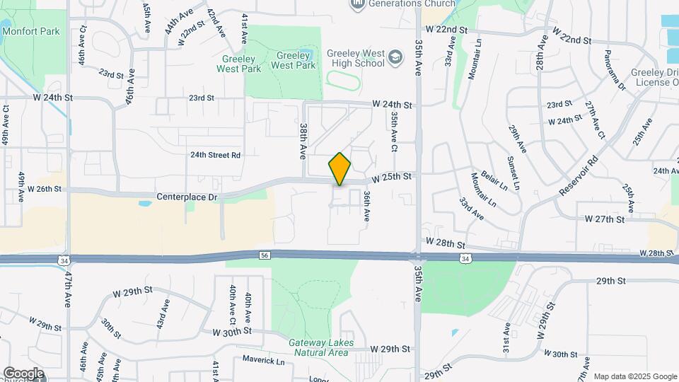 3660 W 25th St Map and Location Details